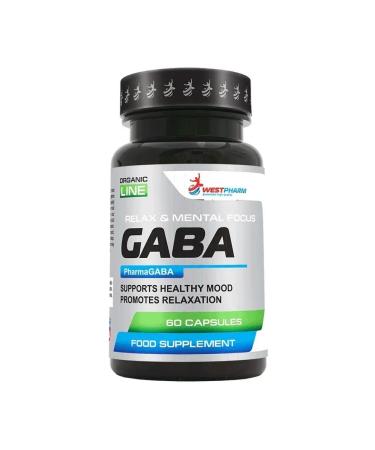 Westpharm Gaba gamma-aminomatic acid 60 capsules - Buy Online on GoSupps.com