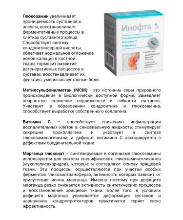 Inofta Glucosamine ultra Sasha 20 pcs 2up - Buy Online on GoSupps.com