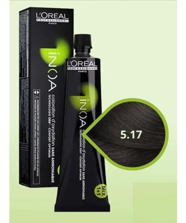 L'Oreal Professionnel Hair dye is persistent Inoa Ods2 tone 5.17 60 ml - Buy Online on GoSupps.com