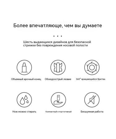 Trimmer for hair on the nose blue silver - Buy Online on GoSupps.com