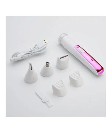 Hair tool on the nose of a girl's powder