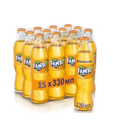 Shipped drink Fanta Orange Georgia 0 33 l 15 pcs