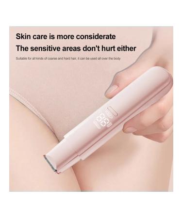 2B1 electric trimmer and a razor for the face and body pink
