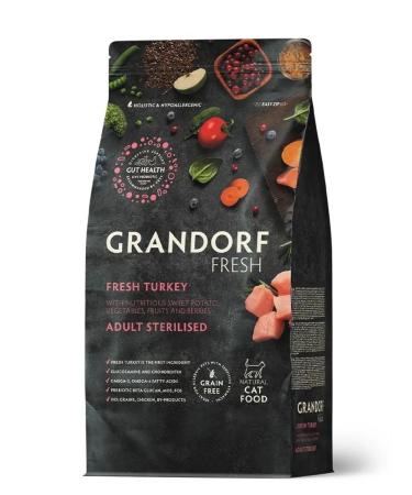 Grandorf fresh For sterilized cats fresh turkey 400g