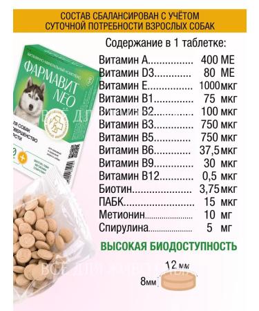 Farmavit Neo Vitamins from molting for wool - Buy Online on GoSupps.com