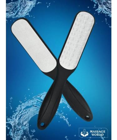 Massage World Farily saw two -sided foot grater professional - Buy Online on GoSupps.com