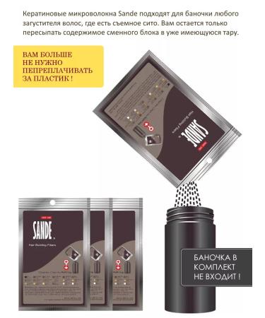 Sande Hair thickener set of two packages 50 grams - Buy Online on GoSupps.com