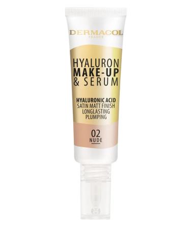Dermacol Hyaluron Tonal cream and serum shade 02 30 ml - Buy Online on GoSupps.com