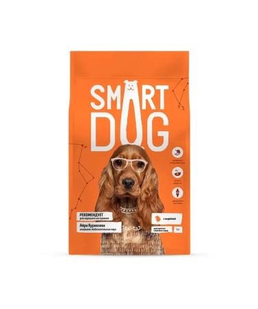 Smart Dog Dry food for adult dogs of all breeds with turkey 12 kg - Buy Online on GoSupps.com