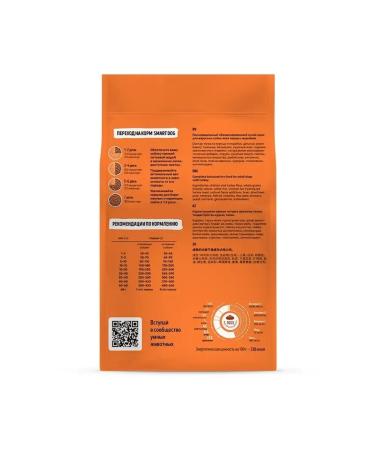 Smart Dog Dry food for adult dogs of all breeds with turkey 12 kg - Buy Online on GoSupps.com