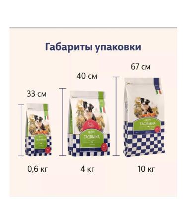 Taormina Dry food for puppies with lamb and vegetables 600g - Buy Online on GoSupps.com