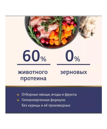 Taormina Dry food for dogs with fresh turkey 600g - Buy Online on GoSupps.com