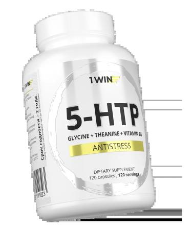 1win 5-HTP with l-theanine glycine and VIT group B 5-Htp with G ... - Buy Online on GoSupps.com