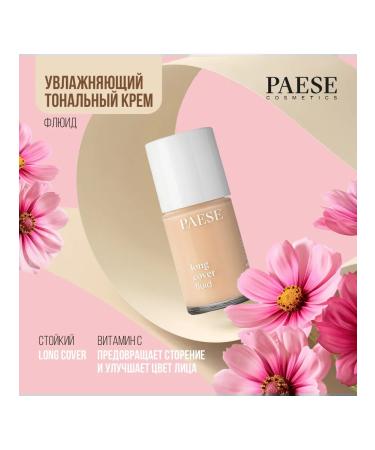 PAESE Long Cover Tonal Cream 30 ml 1.75 Sand Beige