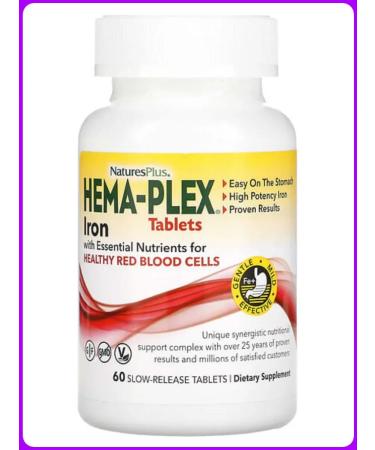 NaturesPlus Iron 60 tablets