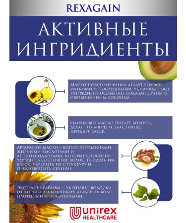 Rexagain Unirex HealtCare hair and beard growth 100 ml - Buy Online on GoSupps.com