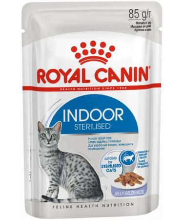 ROYAL CANIN Wet feed indoor sterilized for cats 85 g 12 pcs - Buy Online on GoSupps.com