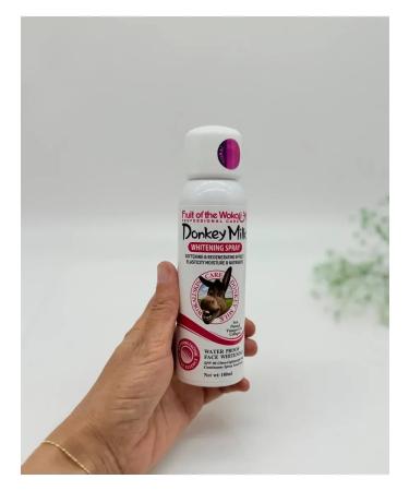 Sparkly4 whitening spray for the face and body with donkey milk - Buy Online on GoSupps.com