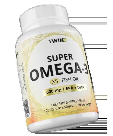 1win Super Omega-3 XS Superga-3 XS capsules weighing 670 mg ... - Buy Online on GoSupps.com