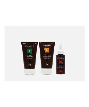 Set for hair shampoo+air conditioning+serum express vessel
