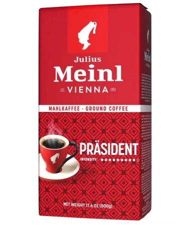Ground Coffee Julius Meinl Prasident 500 gr. - Buy Online on GoSupps.com