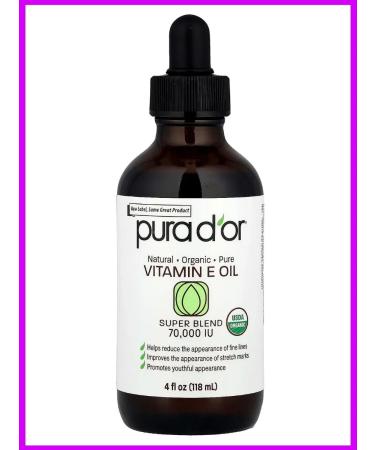 PURA D'OR Vitamin E in the form of oil 70 000 IU 118 ml