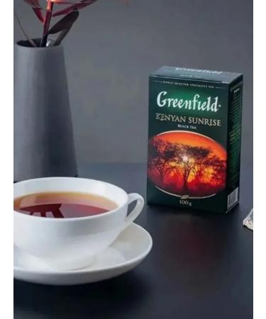Black tea leaf Greenfield Kenyan Sunrise 100g - Buy Online on GoSupps.com