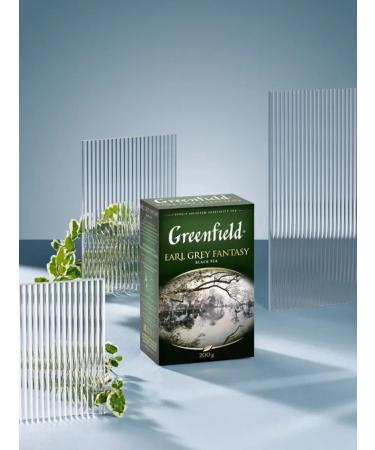 Black tea Greenfield Earl Grey Fantasy leaf 200g - Buy Online on GoSupps.com