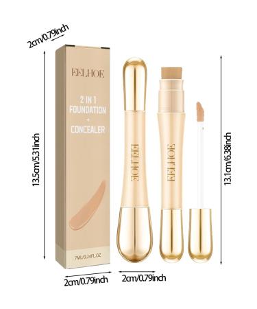 eelhoe Double head of concealer naturally skin change - Buy Online on GoSupps.com
