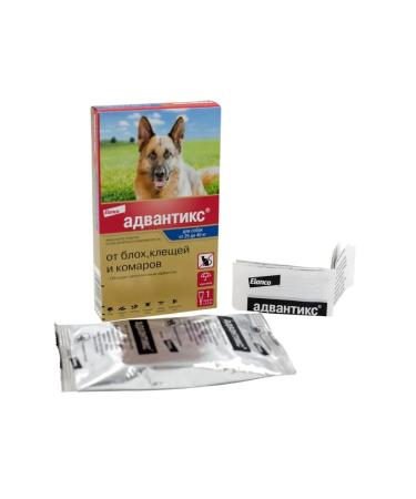 Elanco Advantics 400 Drops for dogs over 25 kg 4ml No. 1 - Buy Online on GoSupps.com