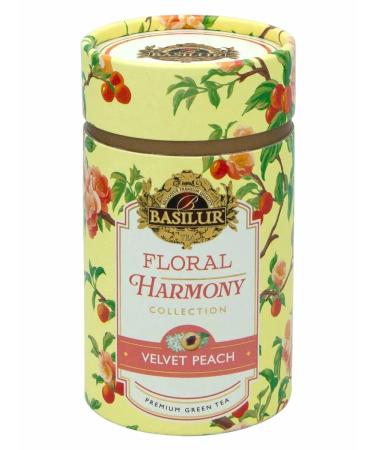 Basilur Tea green leaf velvet peach 75 g
