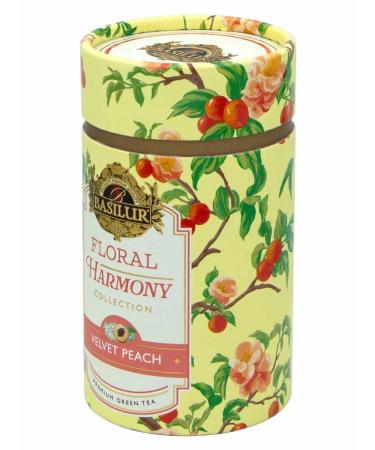 Basilur Tea green leaf velvet peach 75 g - Buy Online on GoSupps.com
