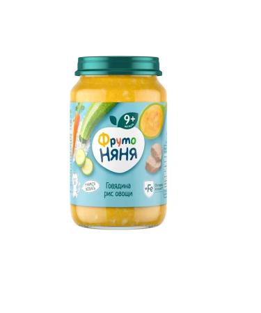 Frutonyanya Puree children's beef rice and vegetables from 9 months 190 g