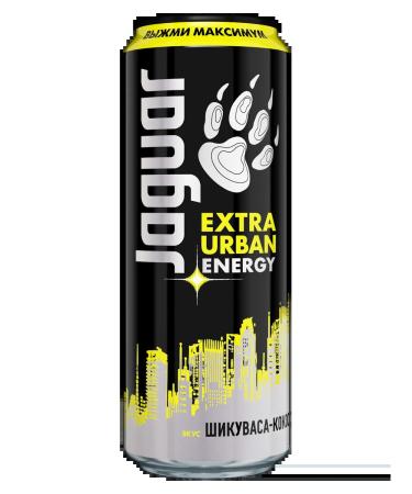 Jaguar Energy Drink Energetik Urban Energy Shikuvasa-Cocosa 0.44 l x12 pcs - Buy Online on GoSupps.com