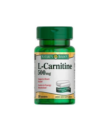 L -carnitine Nature's Bounty Naiceche 500 mg 1302mg 30pc -1 units