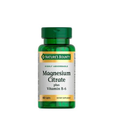 Nature's Bounty Magnesium citrate with vitamin B6 Nature's 1515mg 60pc -1 units
