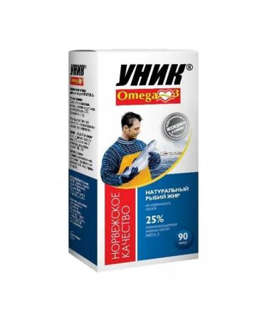 Unique Omega -3 capsules 600 mg 90pc -1 units