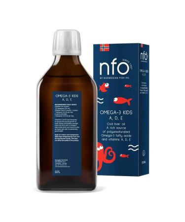 NFO Omega -3 fat liver of the serpent a d e children from 3 years old 250ml -1 pcs - Buy Online on GoSupps.com