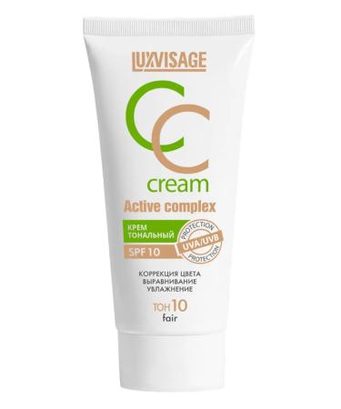 LUXVISAGE CC Cream Tonal for Facial Tone 10 with SPF 10 - Buy Online on GoSupps.com