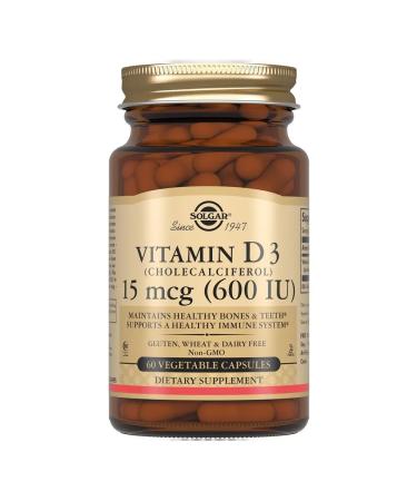 Vitamin D3 solgar Solgar capsules 600MA 250mg 60pc -1 units