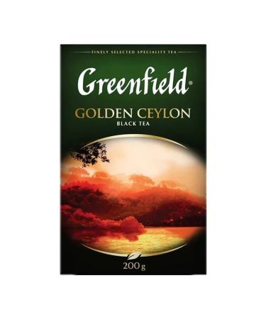 Greenfield Leaf tea "Golden Ceylon" Black Ceylon Bolsoli - 4pcs - Buy Online on GoSupps.com