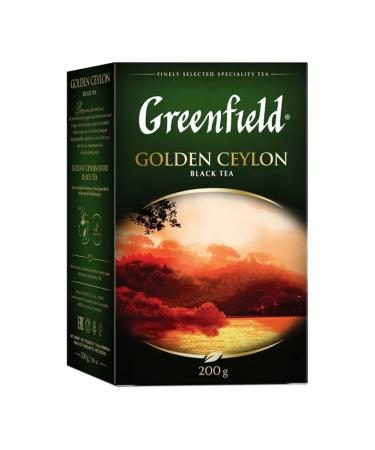 Greenfield Leaf tea "Golden Ceylon" Black Ceylon Bolsoli - 4pcs - Buy Online on GoSupps.com