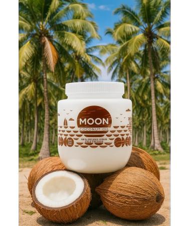 MOON Coconut oil Natural coconut oil for food body and hair 950 ml