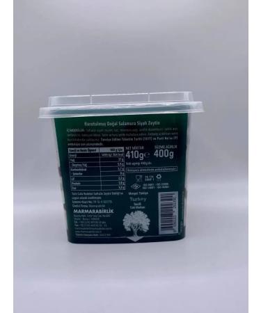 MARMARABIRLIK Turkish olives dried black natural olives 3xs - Buy Online on GoSupps.com
