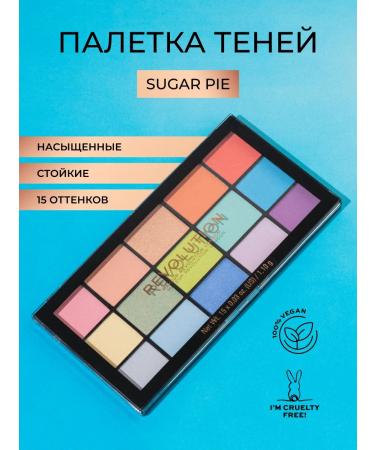Revolution Makeup Palette of eyelid shadows eye shadows ReloadeD Sugar Pie