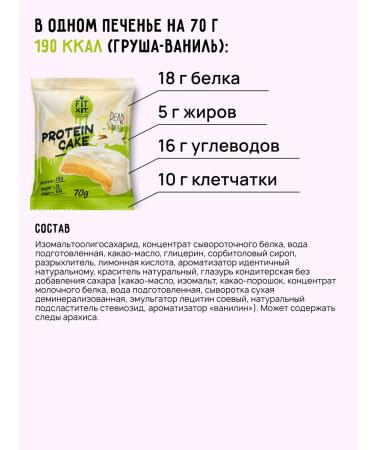 FIT KIT Protein cookies Protein Cake Assorted 24pcs x 70g - Buy Online on GoSupps.com