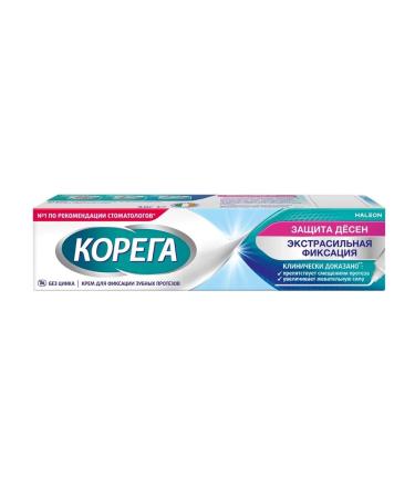 Korega cream for fixing dentures Protection of gums 40 g - Buy Online on GoSupps.com