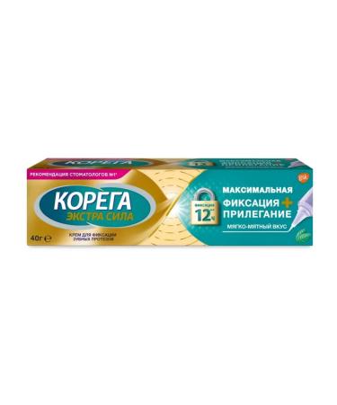 Korega Cream for fixing dentures Soft-grinding 40g - Buy Online on GoSupps.com