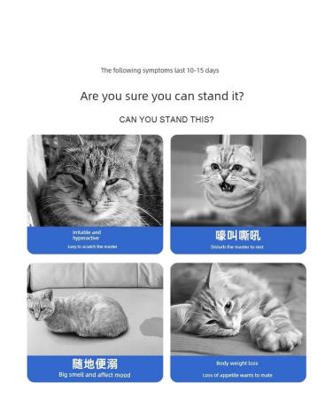 Additive for cats against estrus - 50 tablets in a box - Buy Online on GoSupps.com