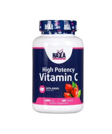 Haya Labs Vitamin C with rosehip High Potency Vitamin C 100